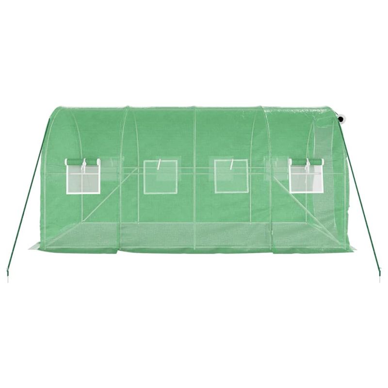 Casa si Gradina - Gradinarit si plante - Sere si solarii - Sera cu cadru din otel, verde, 8 m², 4x2x2 m - Infinity.ro