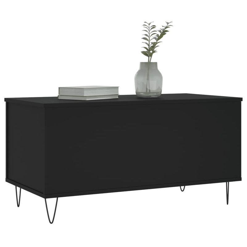 Casa si Gradina - Mobilier - Mese si birouri - Masute de cafea - Masuta de cafea, negru, 90x44,5x45 cm, lemn compozit - Infinity.ro
