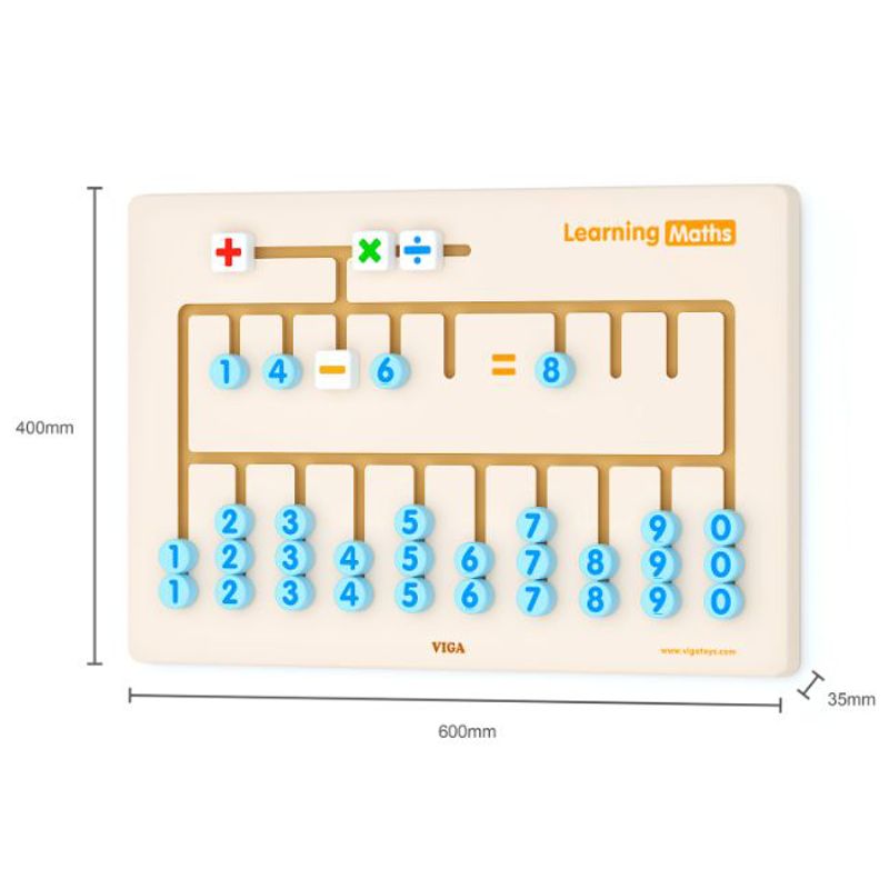 Jucarii, Copii si Bebe - Jucarii si jocuri - Jucarii & jocuri educative - Jocuri si jucarii educative - Joc de perete Matematica - Infinity.ro
