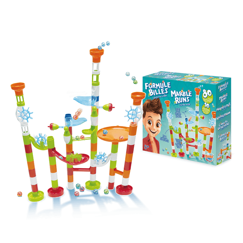 Jucarii, Copii si Bebe - Jucarii si jocuri - Seturi de constructie si cuburi - Seturi de constructie - Joc de constructie - labirint cu bile - 80 piese - Infinity.ro