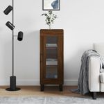 Casa si Gradina - Mobilier - Comode si corpuri - Comode - Servanta, stejar maro, 34,5x34x90 cm, lemn compozit - Infinity.ro