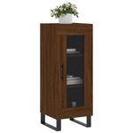 Casa si Gradina - Mobilier - Comode si corpuri - Comode - Servanta, stejar maro, 34,5x34x90 cm, lemn compozit - Infinity.ro