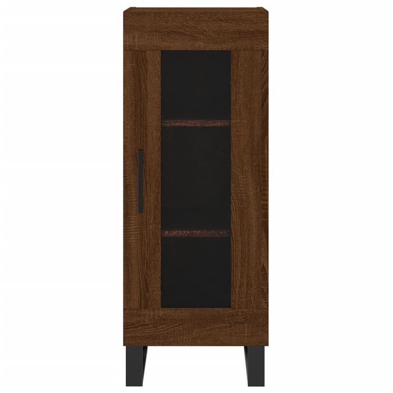 Casa si Gradina - Mobilier - Comode si corpuri - Comode - Servanta, stejar maro, 34,5x34x90 cm, lemn compozit - Infinity.ro
