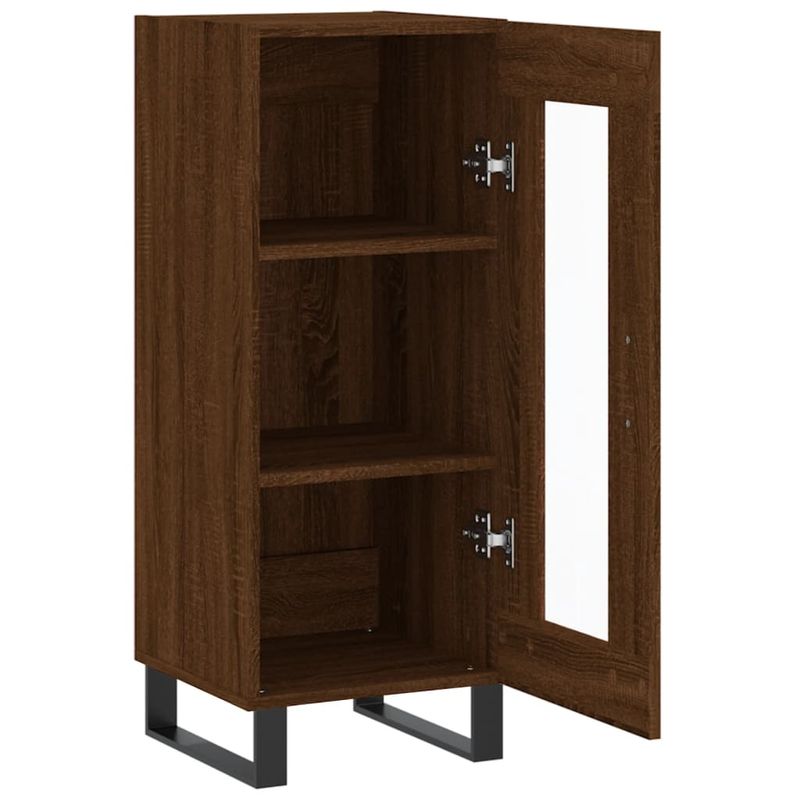 Casa si Gradina - Mobilier - Comode si corpuri - Comode - Servanta, stejar maro, 34,5x34x90 cm, lemn compozit - Infinity.ro