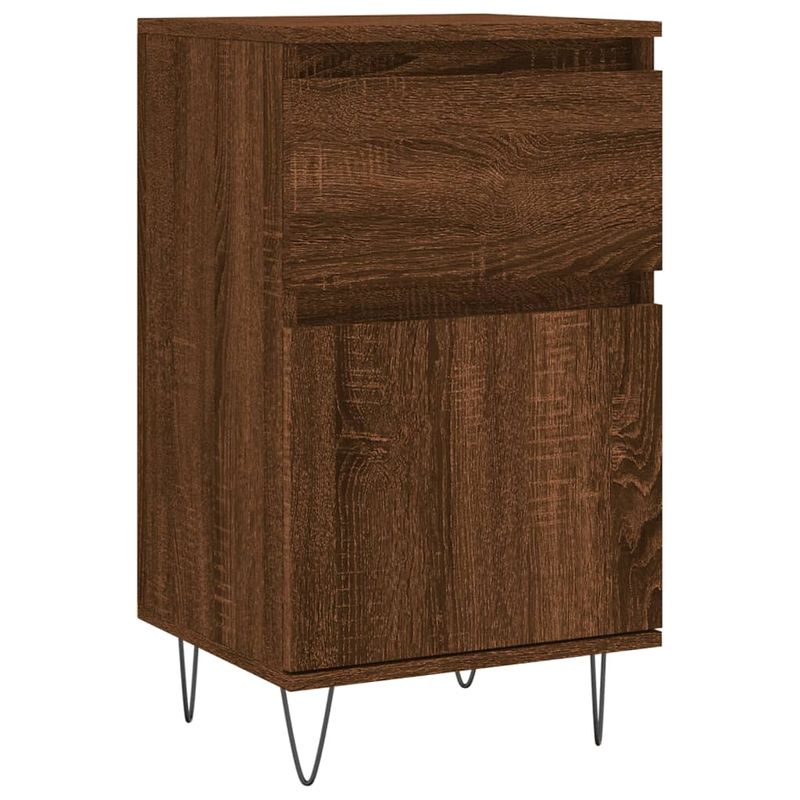 Casa si Gradina - Mobilier - Comode si corpuri - Comode - Servante, 2 buc., stejar maro, 40x35x70 cm, lemn prelucrat - Infinity.ro