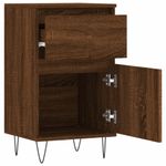 Casa si Gradina - Mobilier - Comode si corpuri - Comode - Servante, 2 buc., stejar maro, 40x35x70 cm, lemn prelucrat - Infinity.ro