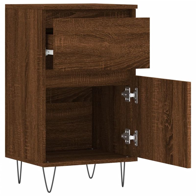 Casa si Gradina - Mobilier - Comode si corpuri - Comode - Servante, 2 buc., stejar maro, 40x35x70 cm, lemn prelucrat - Infinity.ro