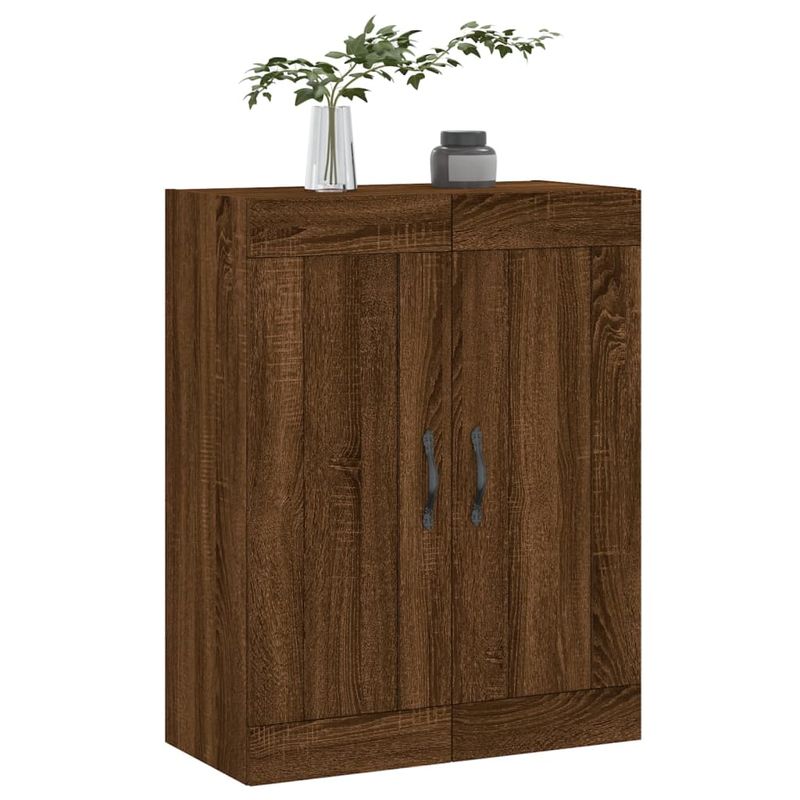 Casa si Gradina - Mobilier - Comode si corpuri - Comode - Dulap pe perete, stejar maro, 69,5x34x90 cm, lemn prelucrat - Infinity.ro