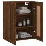 Casa si Gradina - Mobilier - Comode si corpuri - Comode - Dulap pe perete, stejar maro, 69,5x34x90 cm, lemn prelucrat - Infinity.ro