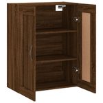 Casa si Gradina - Mobilier - Comode si corpuri - Comode - Dulap pe perete, stejar maro, 69,5x34x90 cm, lemn prelucrat - Infinity.ro