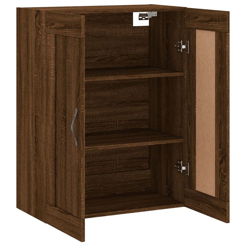 Casa si Gradina - Mobilier - Comode si corpuri - Comode - Dulap pe perete, stejar maro, 69,5x34x90 cm, lemn prelucrat - Infinity.ro