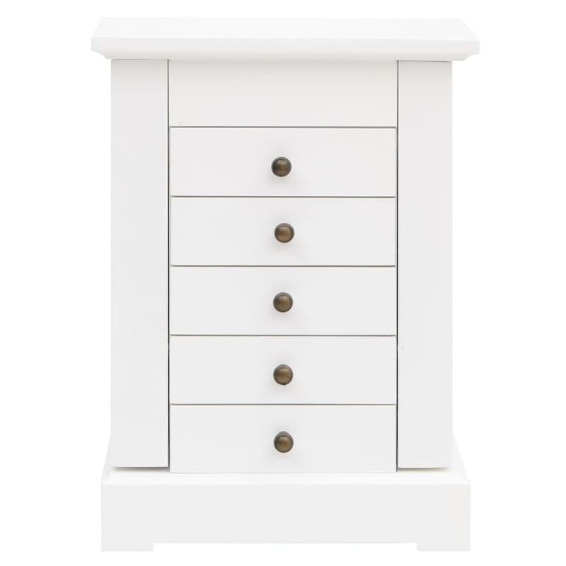 Casa si Gradina - Sanitare - Suporturi si accesorii baie - Accesorii baie - Cutie de bijuterii cu oglinda, 25x13,5x34 cm, MDF - Infinity.ro