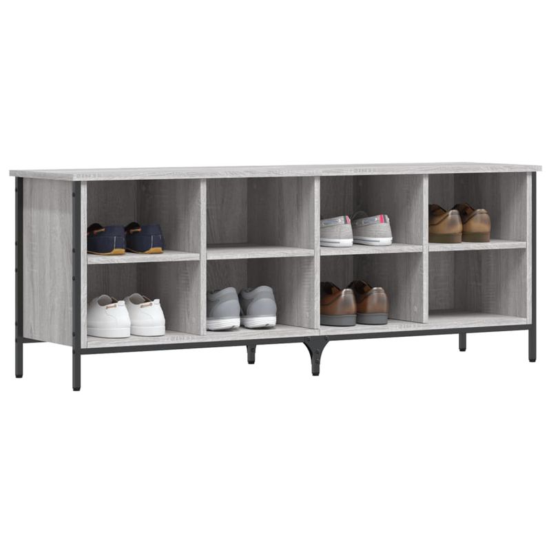 Casa si Gradina - Mobilier - Organizare si depozitare - Organizator incaltaminte - Pantofar, gri sonoma, 131x35x50 cm, lemn compozit - Infinity.ro