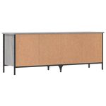 Casa si Gradina - Mobilier - Organizare si depozitare - Organizator incaltaminte - Pantofar, gri sonoma, 131x35x50 cm, lemn compozit - Infinity.ro