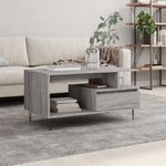 Casa si Gradina - Mobilier - Mese si birouri - Masute de cafea - Masuta de cafea, gri sonoma, 90x49x45 cm, lemn compozit - Infinity.ro