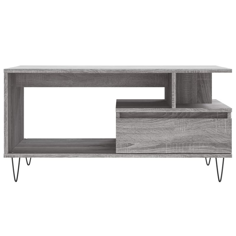 Casa si Gradina - Mobilier - Mese si birouri - Masute de cafea - Masuta de cafea, gri sonoma, 90x49x45 cm, lemn compozit - Infinity.ro