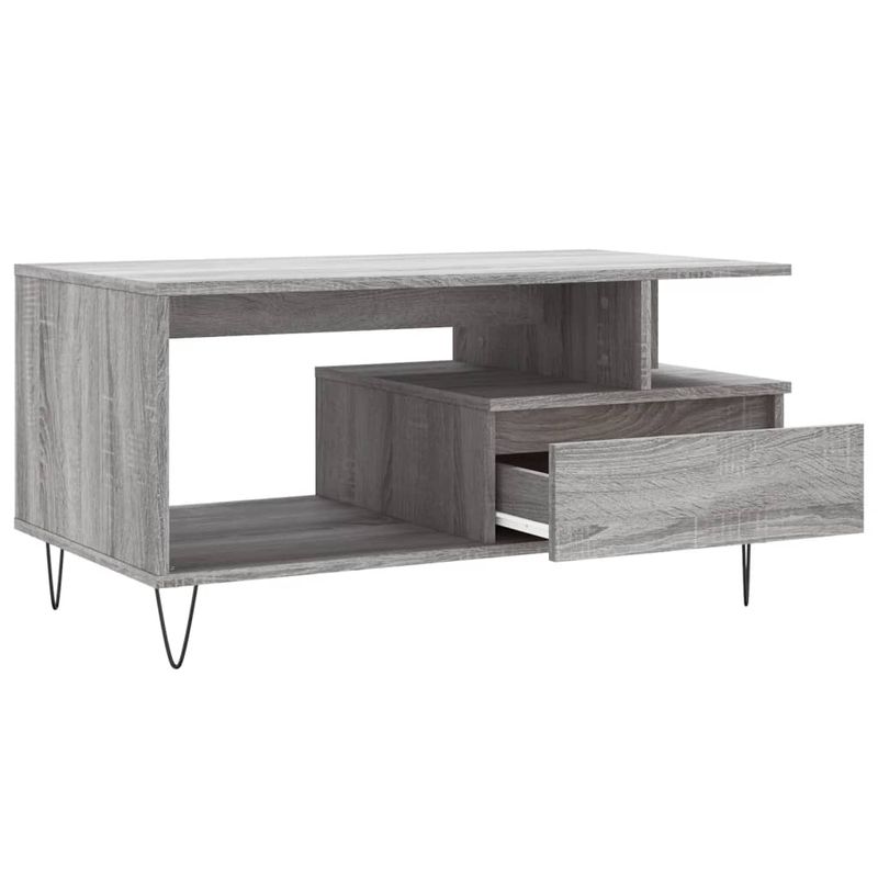 Casa si Gradina - Mobilier - Mese si birouri - Masute de cafea - Masuta de cafea, gri sonoma, 90x49x45 cm, lemn compozit - Infinity.ro