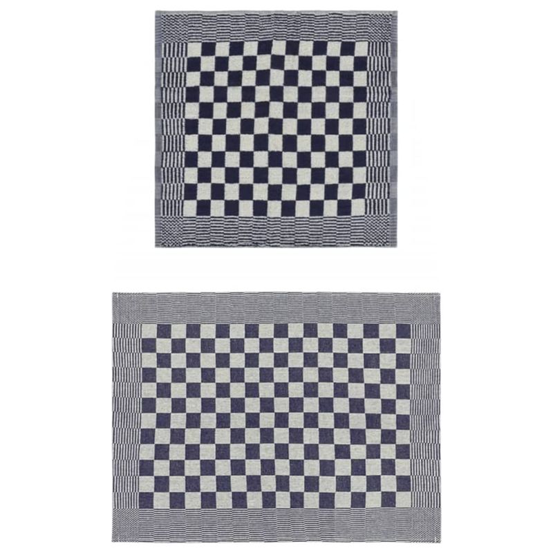 Casa si Gradina - Textile si covoare - Textile baie - Prosoape - Set de prosoape, 20 buc., albastru si alb, bumbac - Infinity.ro