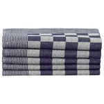 Casa si Gradina - Textile si covoare - Textile baie - Prosoape - Set de prosoape, 20 buc., albastru si alb, bumbac - Infinity.ro