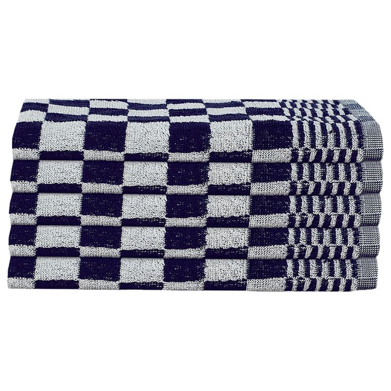 Casa si Gradina - Textile si covoare - Textile baie - Prosoape - Set de prosoape, 20 buc., albastru si alb, bumbac - Infinity.ro