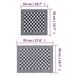 Casa si Gradina - Textile si covoare - Textile baie - Prosoape - Set de prosoape, 20 buc., albastru si alb, bumbac - Infinity.ro