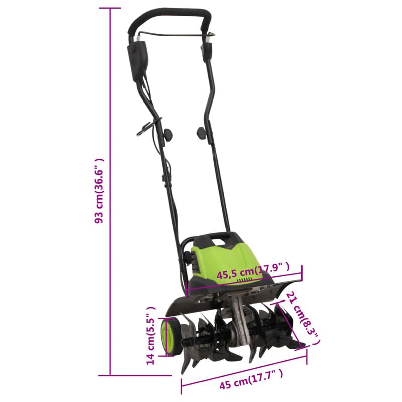 Casa si Gradina - Gradinarit si plante - Utilaje gradina - Scarificatoare, aeratoare, cultivatoare - Motosapa de gradina, cu 6 lame electrice, 1500 W - Infinity.ro