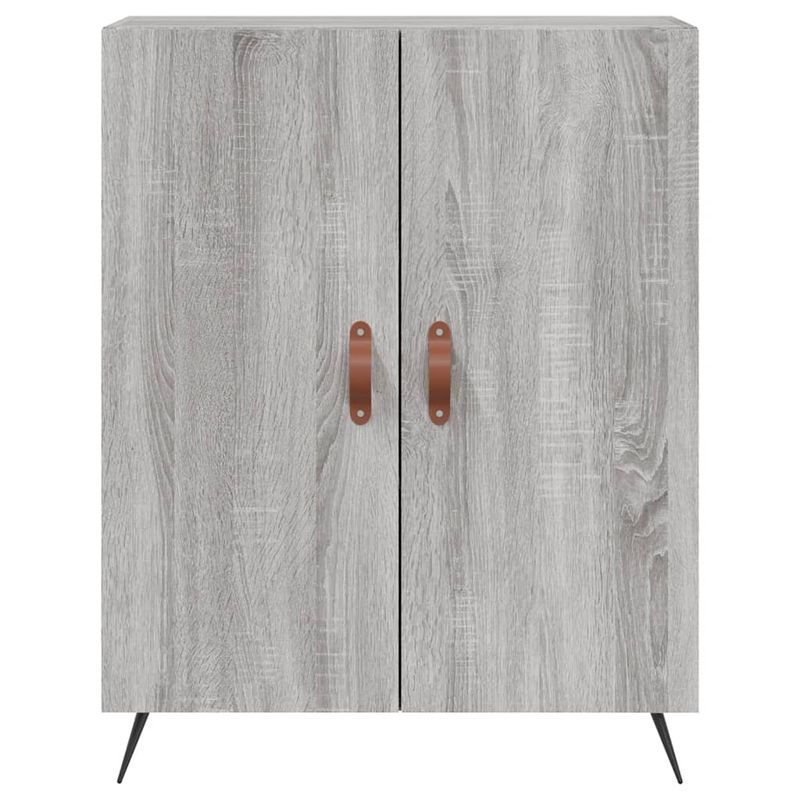 Casa si Gradina - Mobilier - Comode si corpuri - Comode - Dulap inalt, gri sonoma, 69,5x34x180 cm, lemn compozit - Infinity.ro