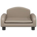 Petshop - Accesorii petshop - Culcusuri si custi - Culcusuri si saltele - Pat de caini, cappuccino, 50x40x30 cm, piele ecologica - Infinity.ro