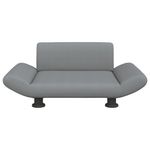 Petshop - Accesorii petshop - Culcusuri si custi - Culcusuri si saltele - Pat de caini, gri deschis, 70x45x28 cm, material textil - Infinity.ro