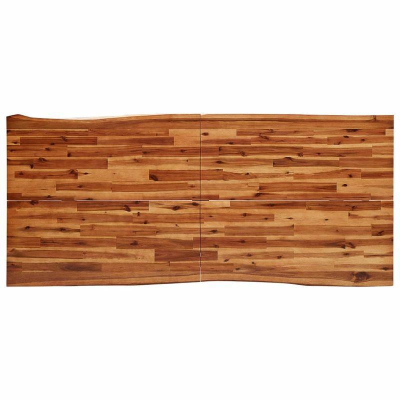 Casa si Gradina - Mobilier - Mese si birouri - Mese bucatarie si dining - Masa cu margini naturale, 200x90x75 cm, lemn masiv de acacia - Infinity.ro
