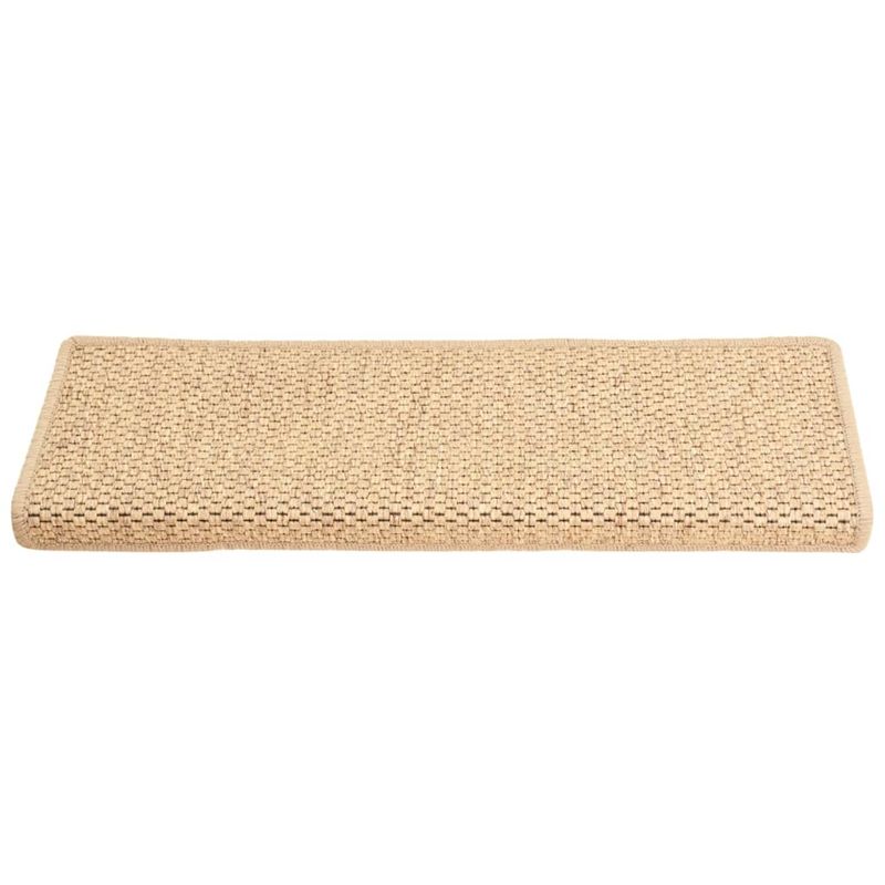 Casa si Gradina - Textile si covoare - Covoare - Covoare casa - Covorase scari autoadezive 15 buc. bej deschis 65x21x4 cm sisal - Infinity.ro