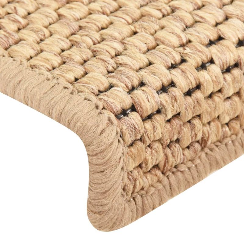 Casa si Gradina - Textile si covoare - Covoare - Covoare casa - Covorase scari autoadezive 15 buc. bej deschis 65x21x4 cm sisal - Infinity.ro