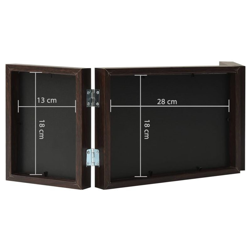 Market - Cadouri - Rame si albume foto - Rama foto tripla, colaj, maro inchis, 28x18 cm+2x(13x18 cm) - Infinity.ro