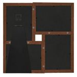 Market - Cadouri - Rame si albume foto - Rama foto colaj pentru 4x (10x15 cm) foto, maro inchis, MDF - Infinity.ro