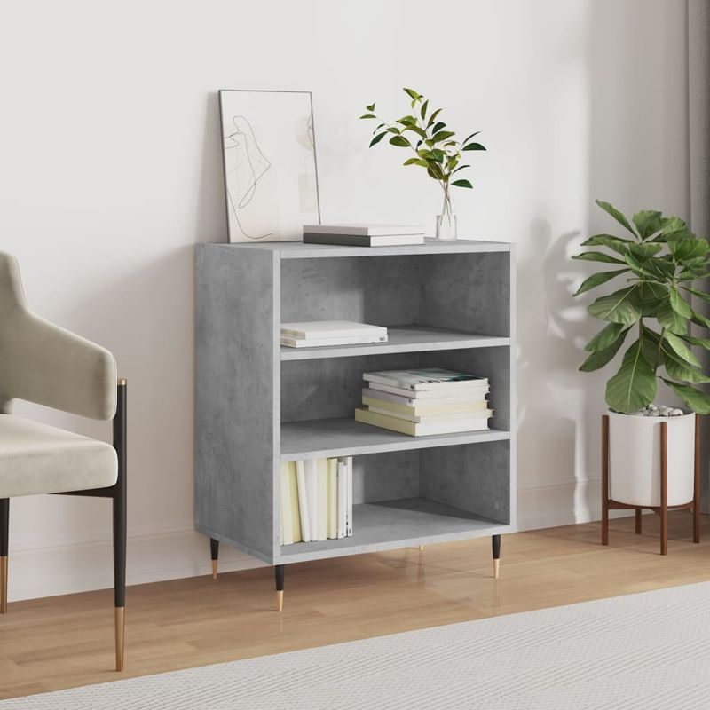 Casa si Gradina - Mobilier - Comode si corpuri - Comode - Servanta, gri beton, 57x35x70 cm, lemn compozit - Infinity.ro