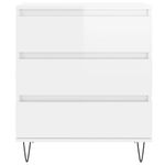 Casa si Gradina - Mobilier - Comode si corpuri - Comode - Servanta, alb extralucios, 60x35x70 cm, lemn prelucrat - Infinity.ro