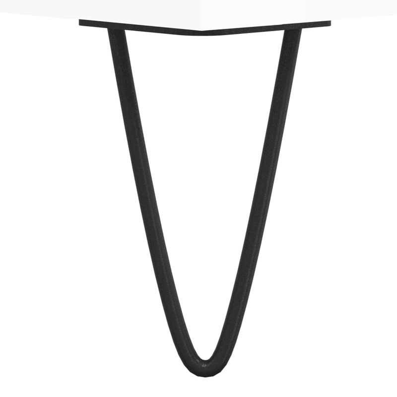 Casa si Gradina - Mobilier - Comode si corpuri - Comode - Servanta, alb extralucios, 60x35x70 cm, lemn prelucrat - Infinity.ro