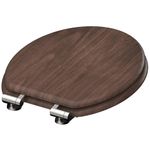 Casa si Gradina - Sanitare - Obiecte sanitare - Accesorii vase de toaleta - SCHUTTE Scaun de toaleta cu inchidere silentioasa DARK WOOD, MDF - Infinity.ro