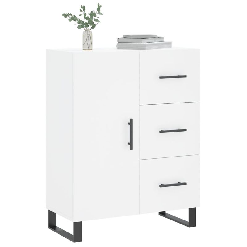 Casa si Gradina - Mobilier - Comode si corpuri - Comode - Servanta, alb, 69,5x34x90 cm, lemn compozit - Infinity.ro