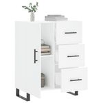 Casa si Gradina - Mobilier - Comode si corpuri - Comode - Servanta, alb, 69,5x34x90 cm, lemn compozit - Infinity.ro