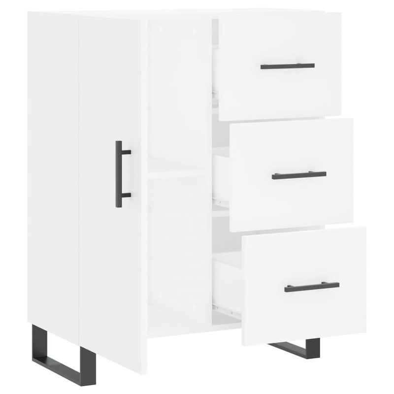 Casa si Gradina - Mobilier - Comode si corpuri - Comode - Servanta, alb, 69,5x34x90 cm, lemn compozit - Infinity.ro