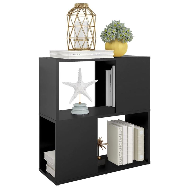 Casa si Gradina - Mobilier - Biblioteci si rafturi - Biblioteci - Biblioteca, negru, 60 x 24 x 63 cm, PAL - Infinity.ro