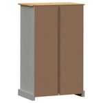 Casa si Gradina - Mobilier - Organizare si depozitare - Organizator incaltaminte - Dulap de pantofi VIGO, gri, 60x35x96 cm, lemn masiv de pin - Infinity.ro