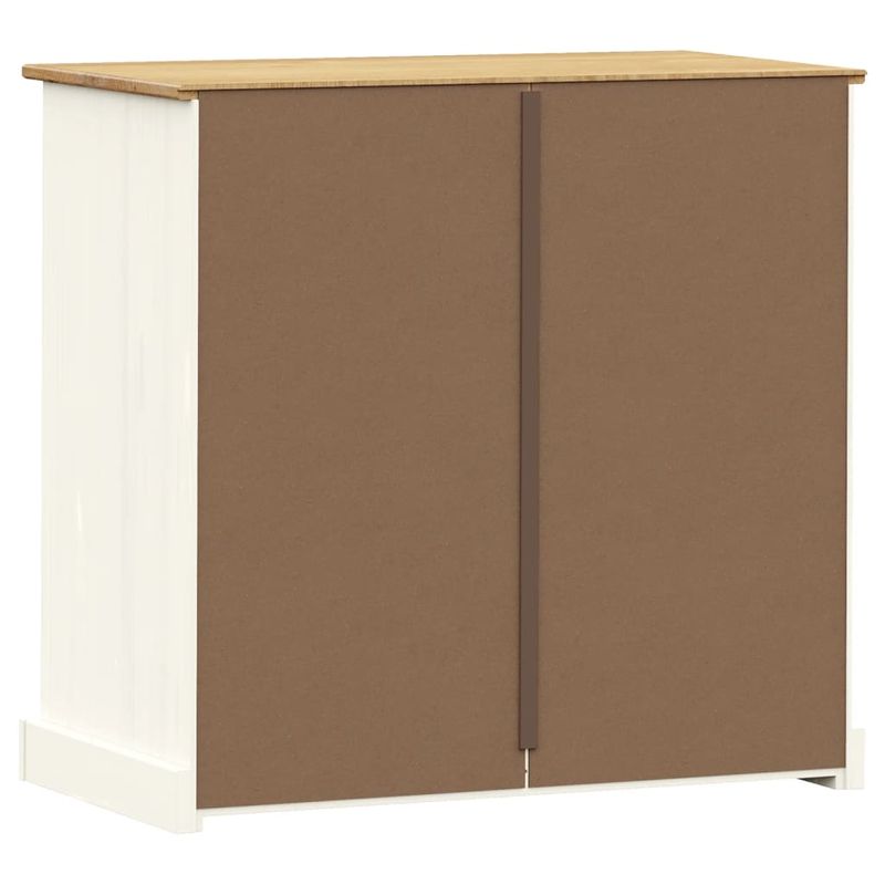 Casa si Gradina - Mobilier - Comode si corpuri - Comode - Comoda cu sertare VIGO, alb, 80x40x76 cm, lemn masiv de pin - Infinity.ro