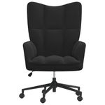 Casa si Gradina - Mobilier - Scaune si fotolii - Fotolii - Fotoliu de relaxare, negru, catifea - Infinity.ro