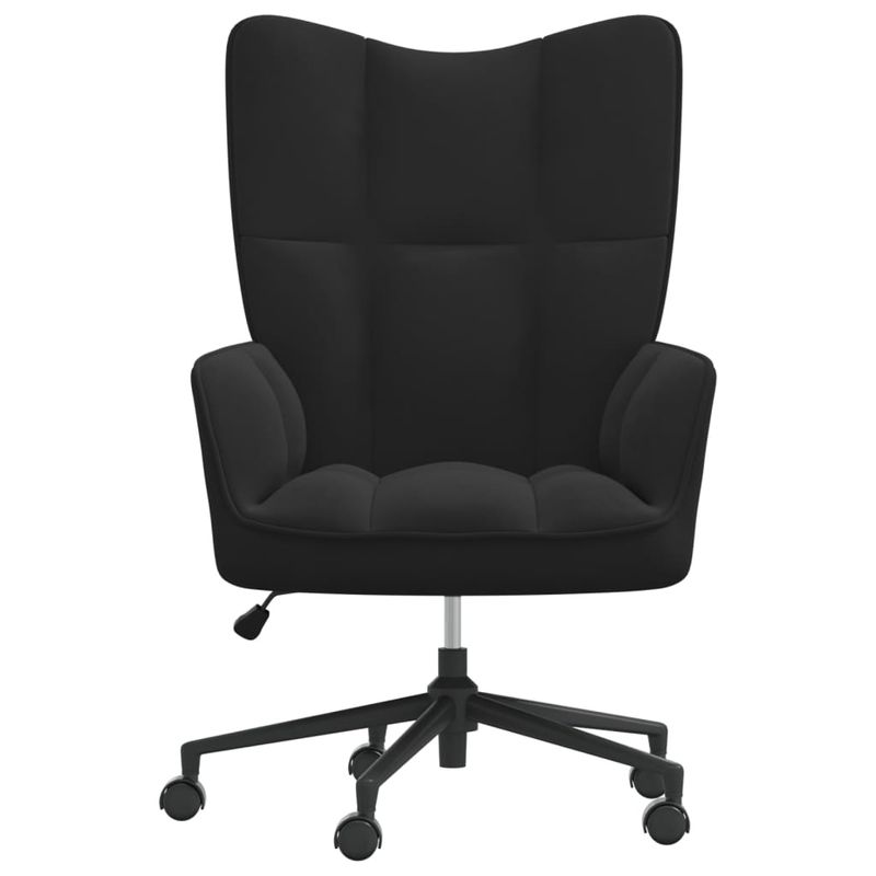 Casa si Gradina - Mobilier - Scaune si fotolii - Fotolii - Fotoliu de relaxare, negru, catifea - Infinity.ro