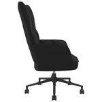 Casa si Gradina - Mobilier - Scaune si fotolii - Fotolii - Fotoliu de relaxare, negru, catifea - Infinity.ro