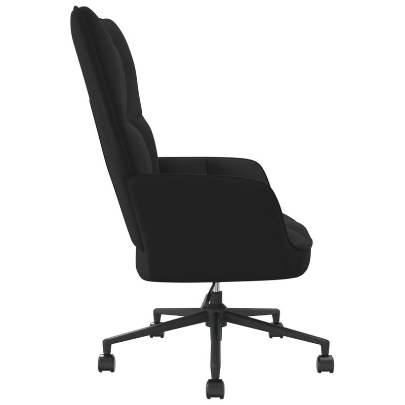 Casa si Gradina - Mobilier - Scaune si fotolii - Fotolii - Fotoliu de relaxare, negru, catifea - Infinity.ro