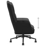 Casa si Gradina - Mobilier - Scaune si fotolii - Fotolii - Fotoliu de relaxare, negru, catifea - Infinity.ro