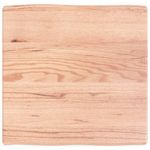 Casa si Gradina - Mobilier - Feronerie si accesorii mobila - Blat masa, 60x60x(2-6) cm, maro, lemn tratat contur organic - Infinity.ro